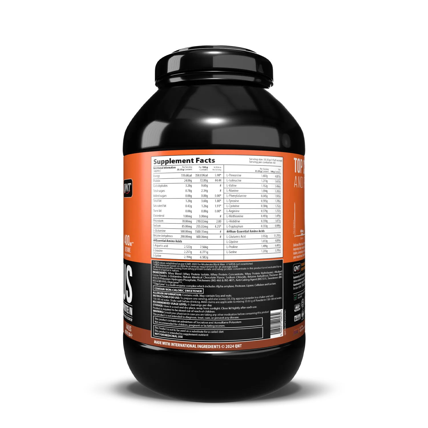 QNT Delicious Isolate And Hydrolysate Protein - Image 4