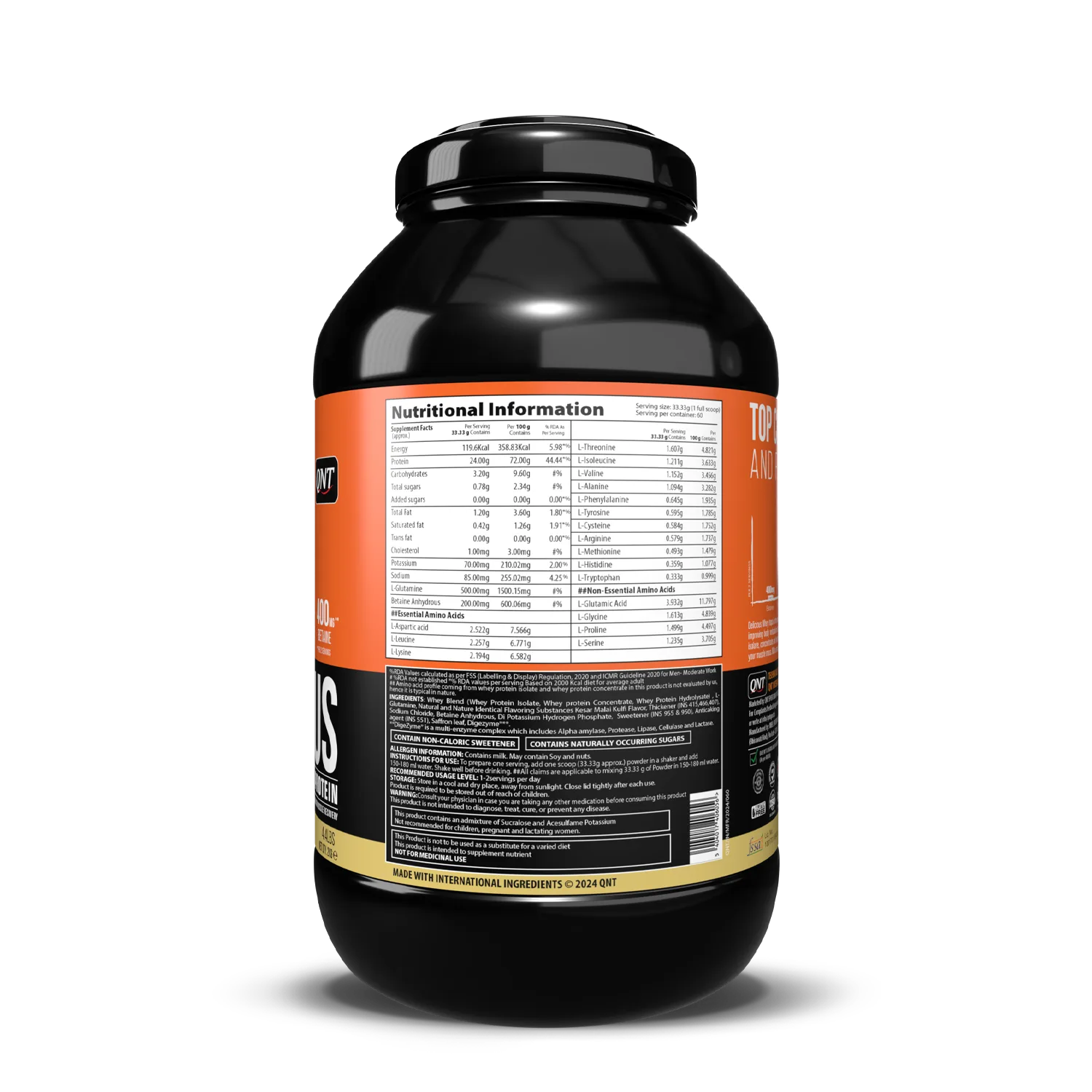 QNT Delicious Isolate And Hydrolysate Protein - Image 2