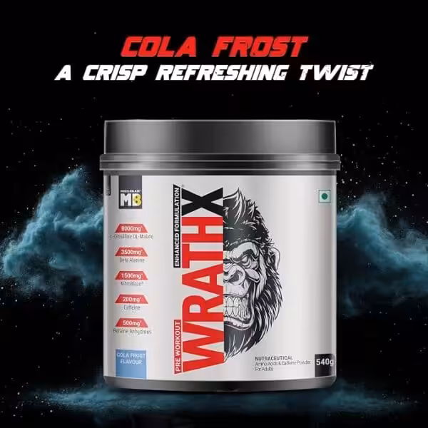 MuscleBlaze Pre Workout WrathX - 30 Servings - Image 6