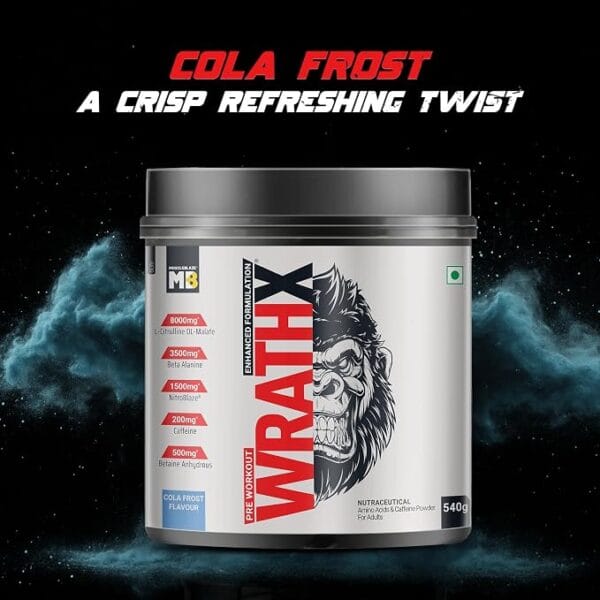 MuscleBlaze Pre Workout WrathX - 30 Servings - Image 6