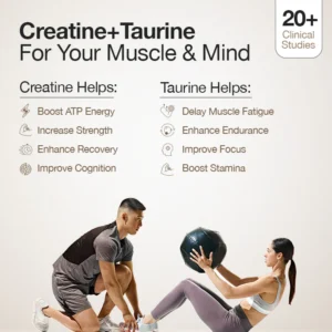 Wellbeing Nutrition Creatine Monohydrate + HCL | 100g | 300mg Taurine | Unflavoured