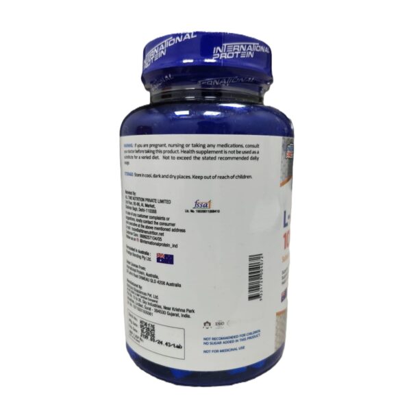 International Protein L-Arginine 1000mg - 90 tablet