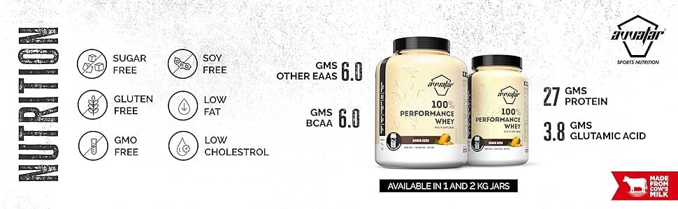 Avvatar 100% Performance Whey Protein 14 Avvatar 100% Performance Whey Protein