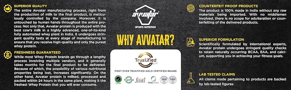 Avvatar 100% Performance Whey Protein 16 Avvatar 100% Performance Whey Protein