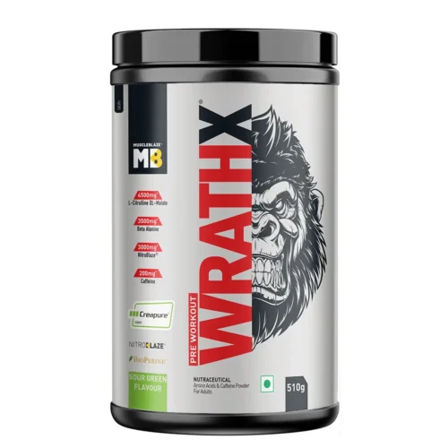 MuscleBlaze Pre Workout WrathX - 30 Servings