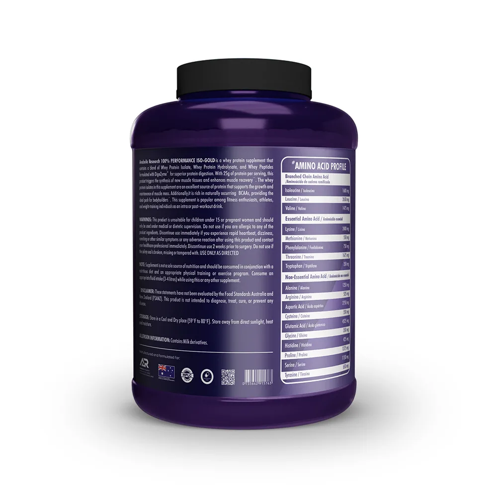 Anabolic Research 100% ISO Gold 5.5 Lbs - Image 4