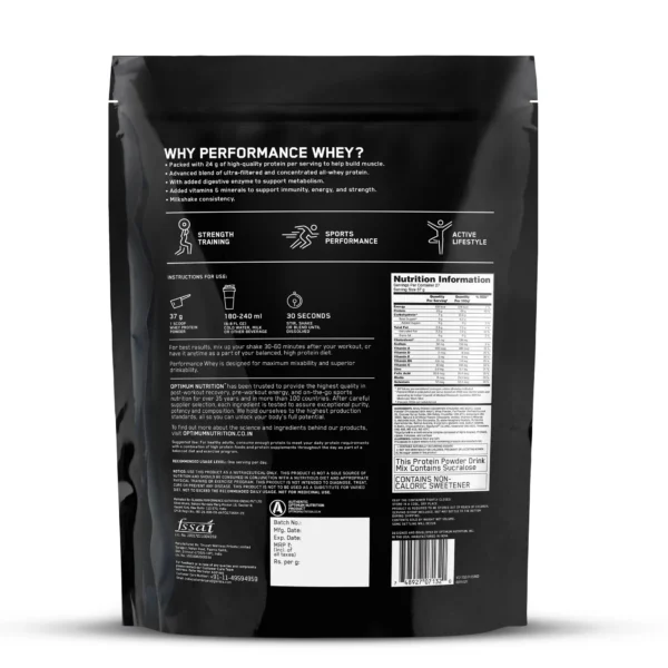 Optimum Nutrition Performance Whey Protein