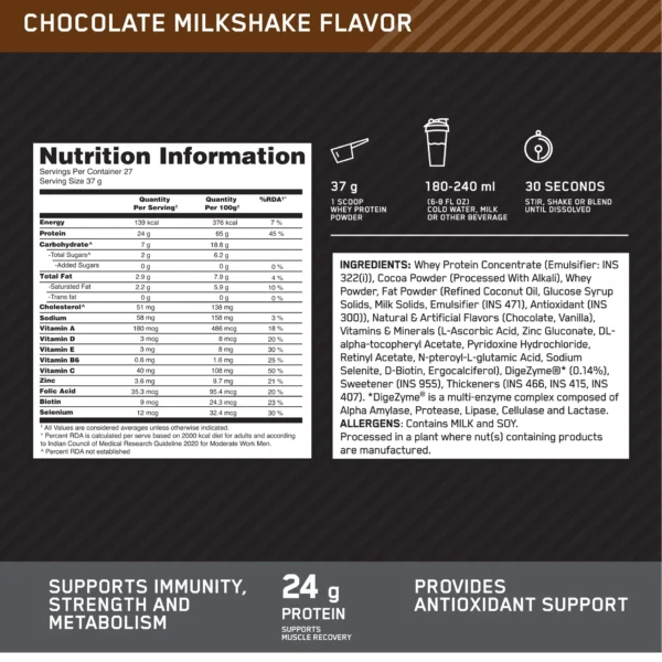 Optimum Nutrition Performance Whey Protein