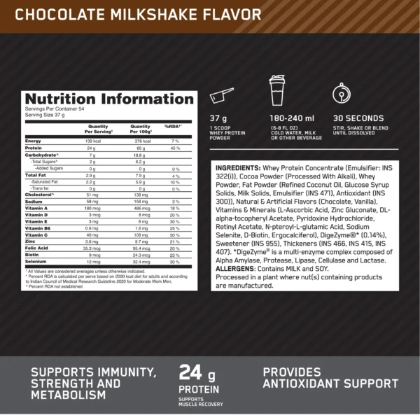 Optimum Nutrition Performance Whey Protein