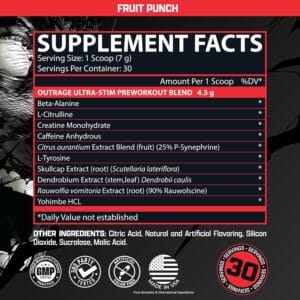 Nutrex Research Outrage Pre-Workout