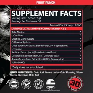 Nutrex Research Outrage Pre-Workout