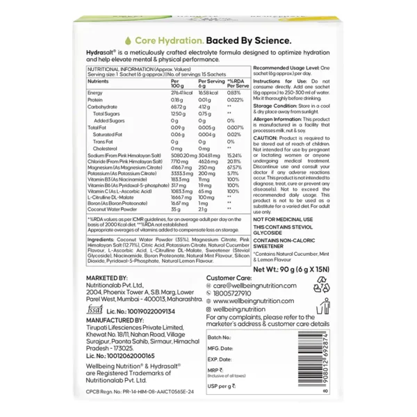 Hydrasalt® Cucumber Lemonade