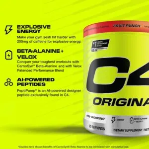 New Cellucor C4 Original Pre-Workout 30 Servings