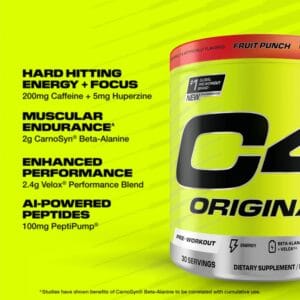 New Cellucor C4 Original Pre-Workout 30 Servings