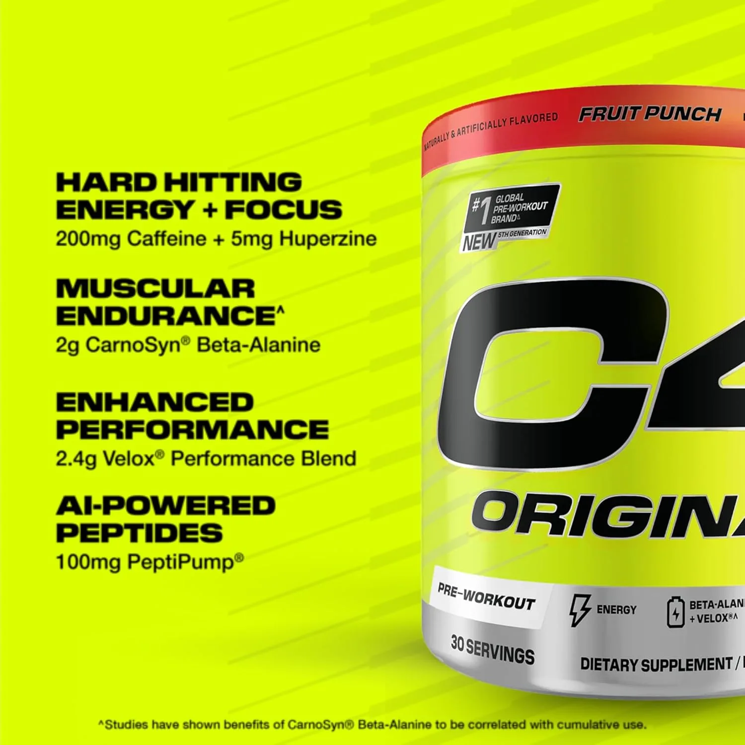 New Cellucor C4 Original Pre-Workout 30 Servings - Image 7