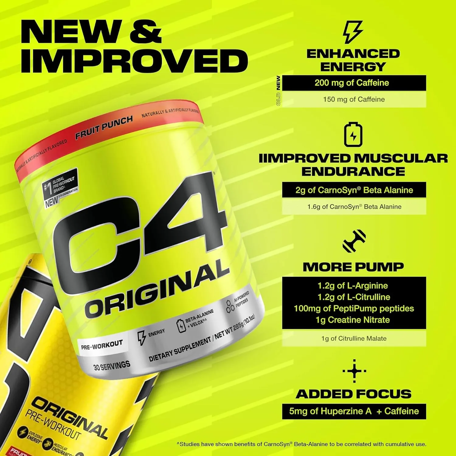 New Cellucor C4 Original Pre-Workout 30 Servings - Image 6