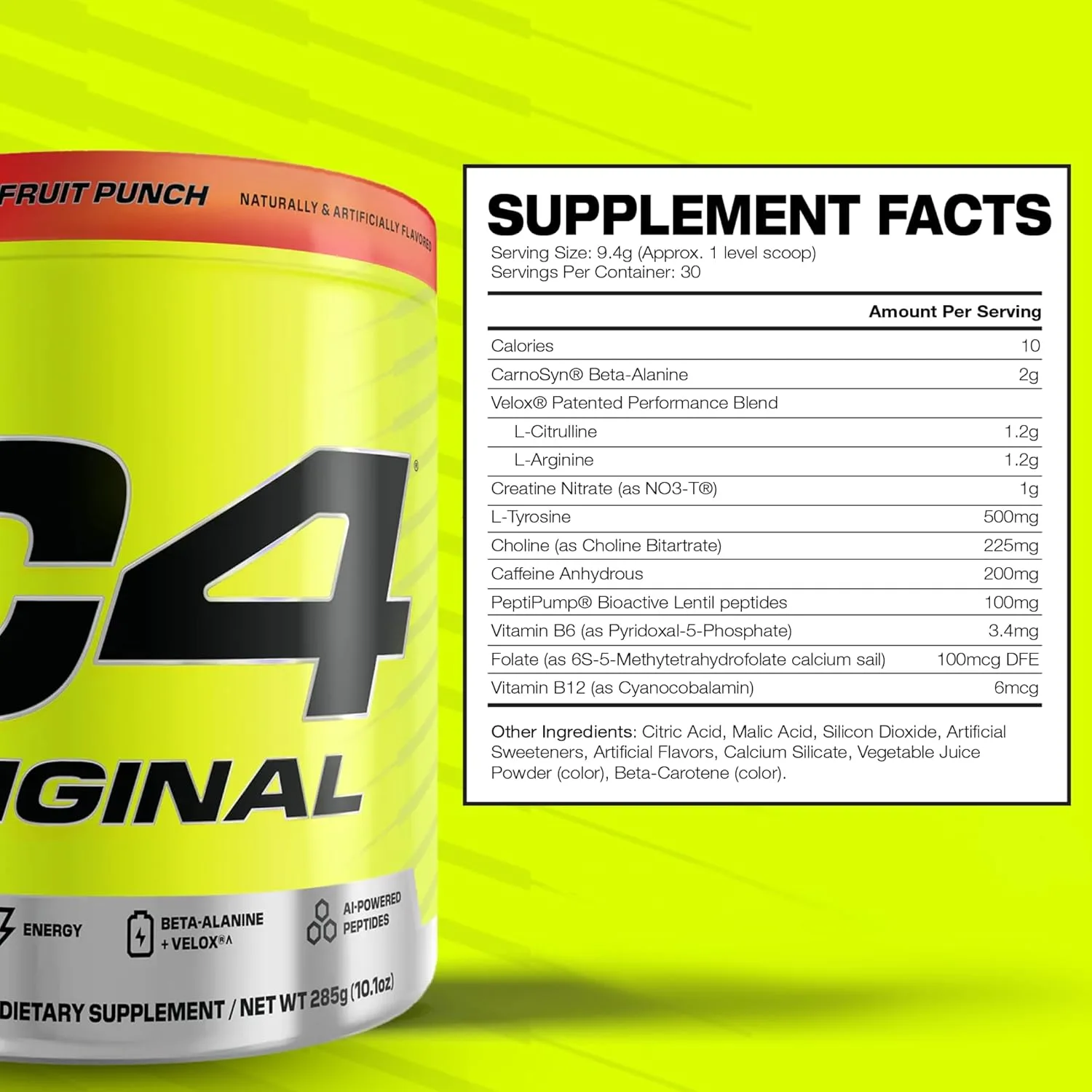 New Cellucor C4 Original Pre-Workout 30 Servings - Image 2