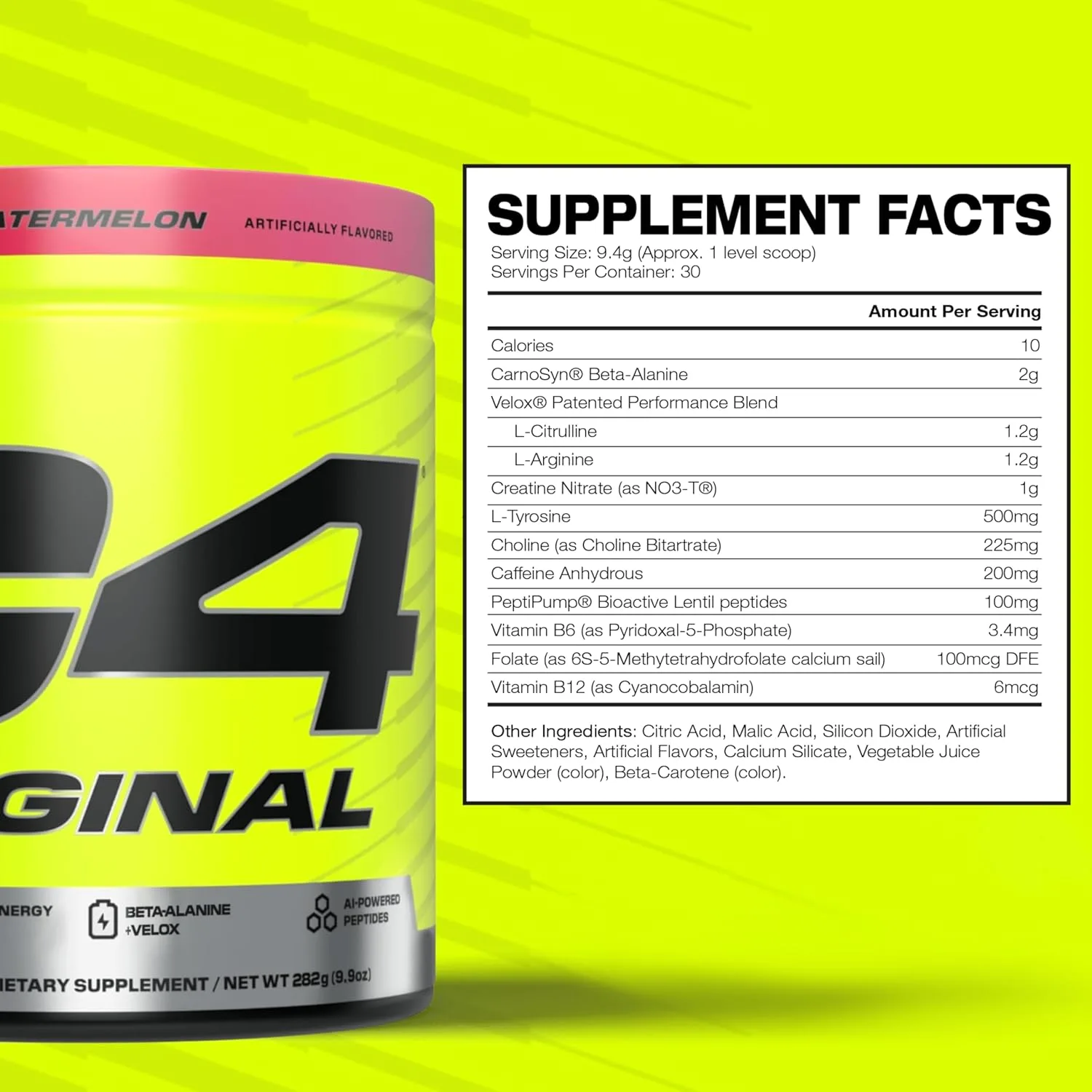New Cellucor C4 Original Pre-Workout 30 Servings - Image 4