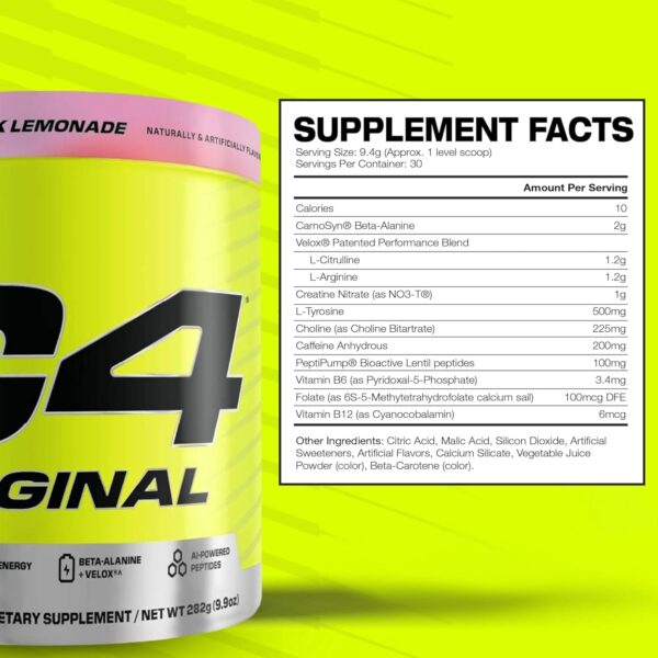 New Cellucor C4 Original Pre-Workout 30 Servings