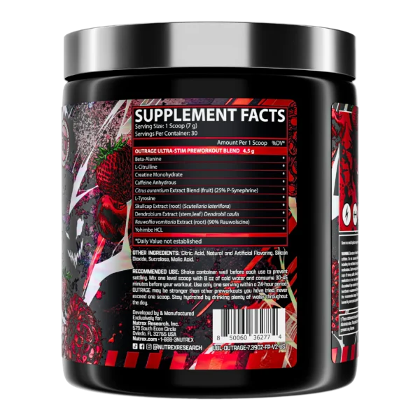 Nutrex Research Outrage Pre-Workout