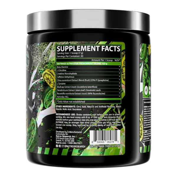Nutrex Research Outrage Pre-Workout