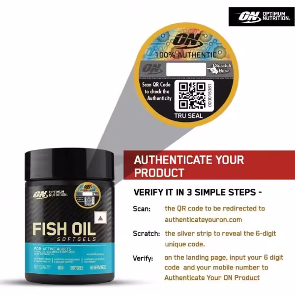 Authenticate your product: scan the QR code, scratch for a 6-digit code, and verify at authenticateyouron.com