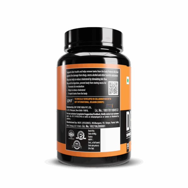 QNT Detox, Milk Thistle, Dandelion Extract, Supports Liver Health (60 Tablets)