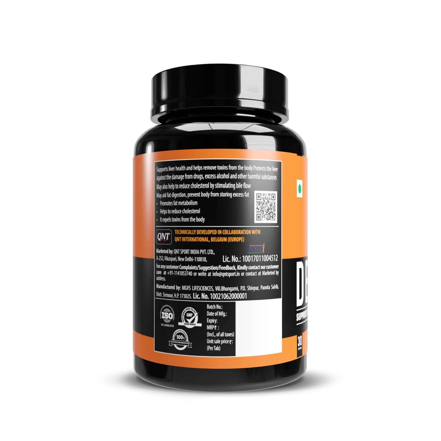 QNT Detox, Milk Thistle, Dandelion Extract, Supports Liver Health  (60 Tablets) - Image 3