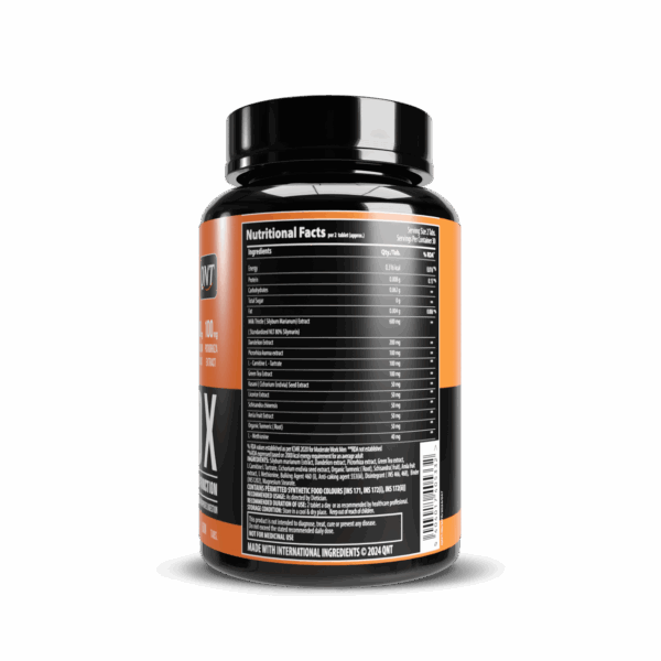 QNT Detox, Milk Thistle, Dandelion Extract, Supports Liver Health (60 Tablets)