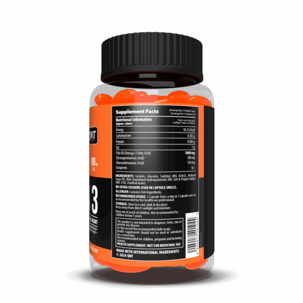 QNT OMEGA 3 FISH OIL | 60 SOFTGELS
