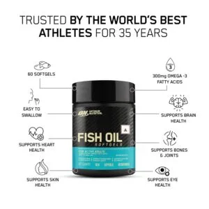 Optimum Nutrition (ON) Fish Oil - 60 Capsules