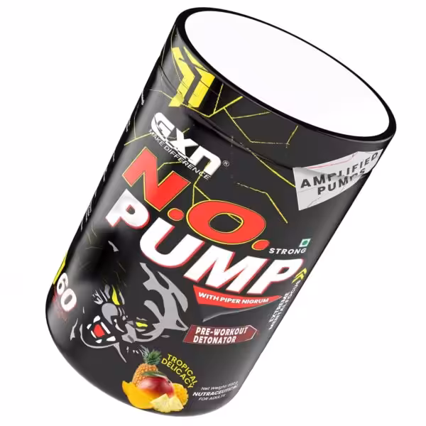 GXN N.O. PUMP Pre-workout Detonator, Tropical Delicacy flavor, 60 servings