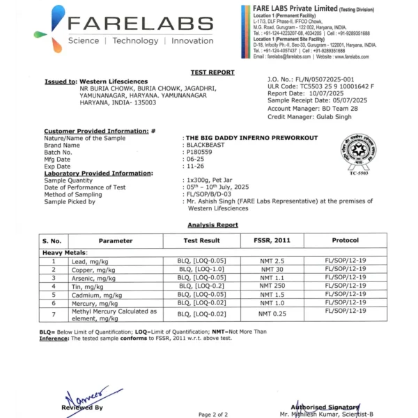 Big Daddy Pre Workout