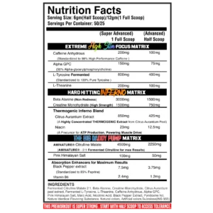 Big Daddy Inferno Preworkout