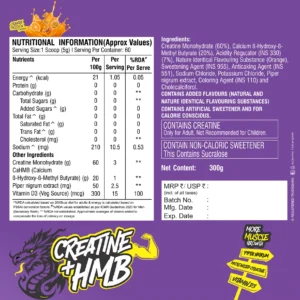 Healthfarm Creatine + HMB 300g