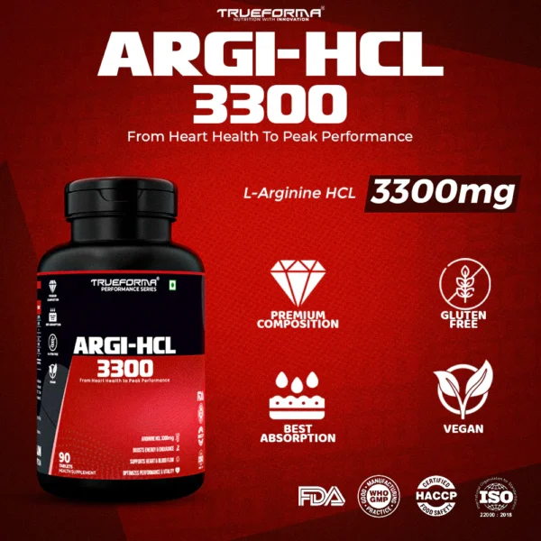 Trueforma Argi – HCL 3300 150 Tablets
