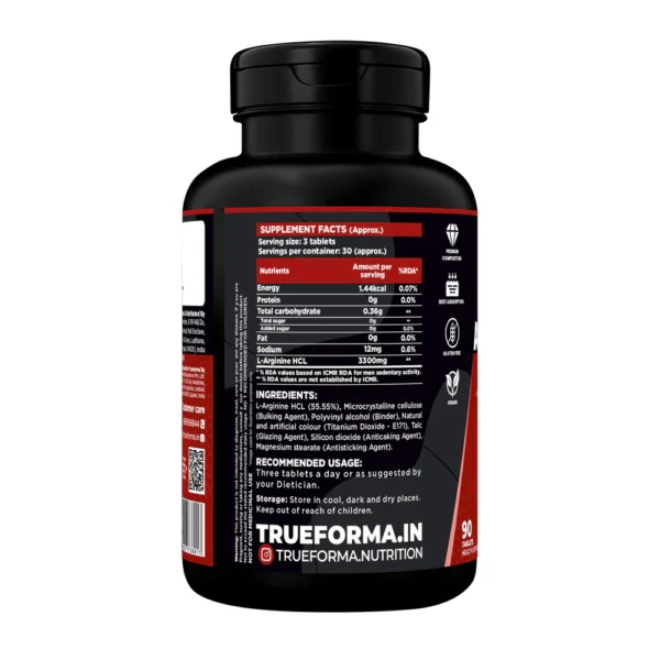 Trueforma Argi – HCL 3300 90 Tablets