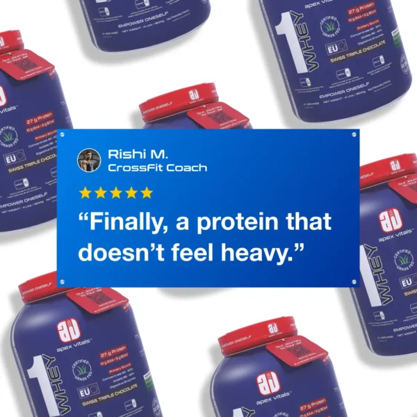 Apex Vitals 1 Whey Protein 4 Lbs