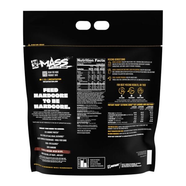 Mutant Mass Extreme Gainer, 12 lbs