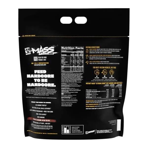 Mutant Mass Extreme Gainer, 12 lbs