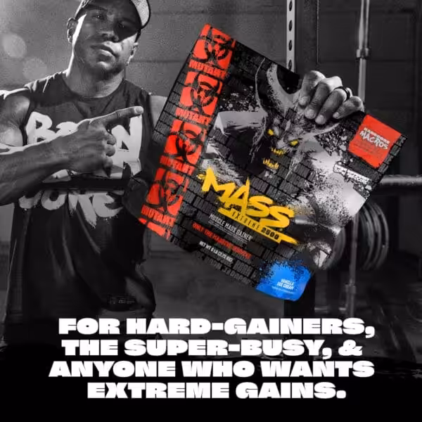 Mutant Mass Extreme 2500 gainer. For hard-gainers, the super-busy, & anyone who wants extreme gains