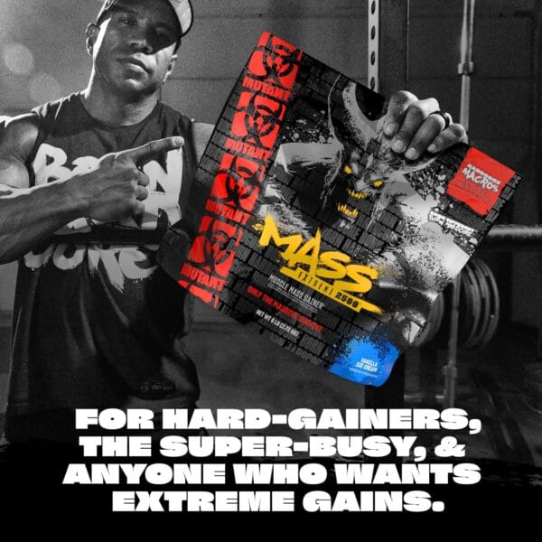 Mutant Mass Extreme Gainer, 12 lbs