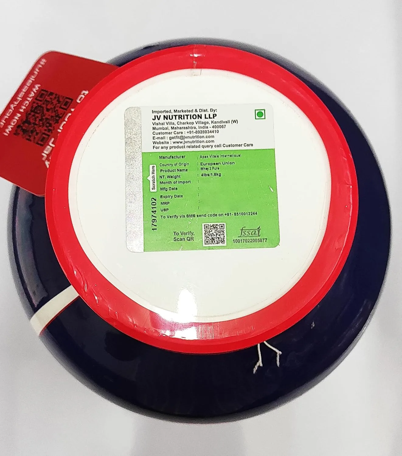 Apex Vitals 2 Whey Protein Isolate 4 Lbs - Image 9