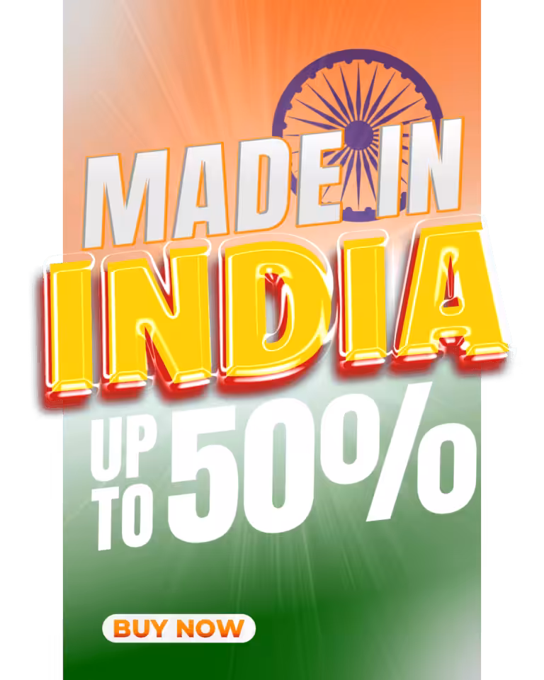 Made in India sale: up to 50% off. Buy now