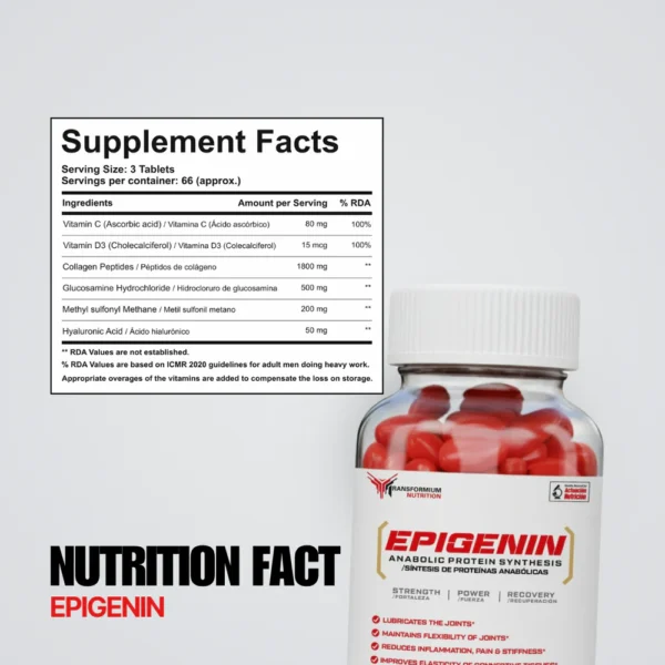 Transformium Nutrition Epigenin (Anabolic Activator) 90 Tablets