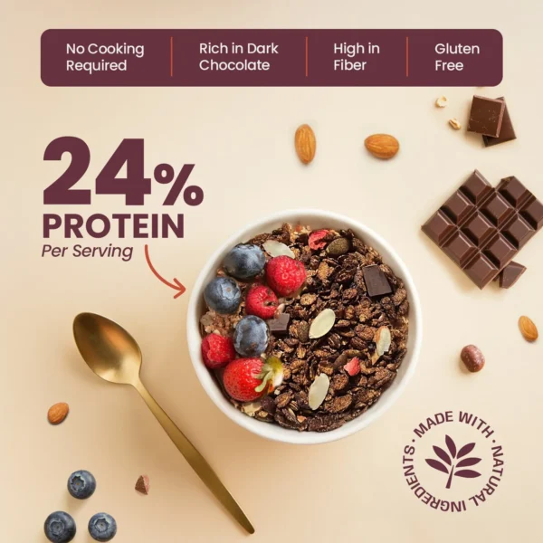Pintola High Protein Dark Chocolate & Cranberry Muesli