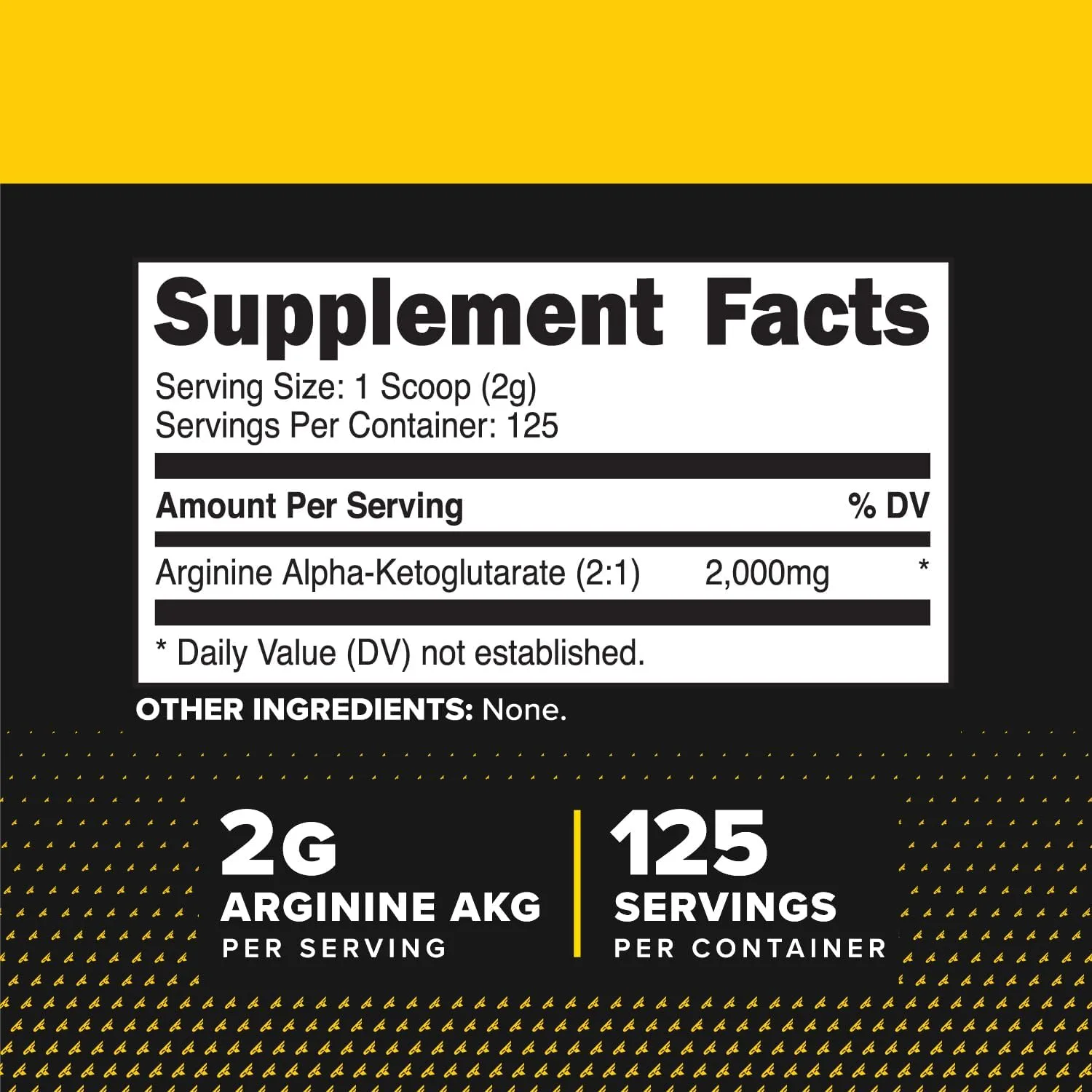 PrimaForce AAKG Arginine Powder, 250 grams - Image 2