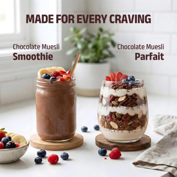 Pintola High Protein Dark Chocolate & Cranberry Muesli - Image 4