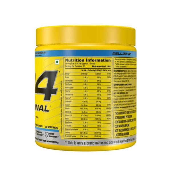 Cellucor C4 Original Pre-Workout 30 Servings India