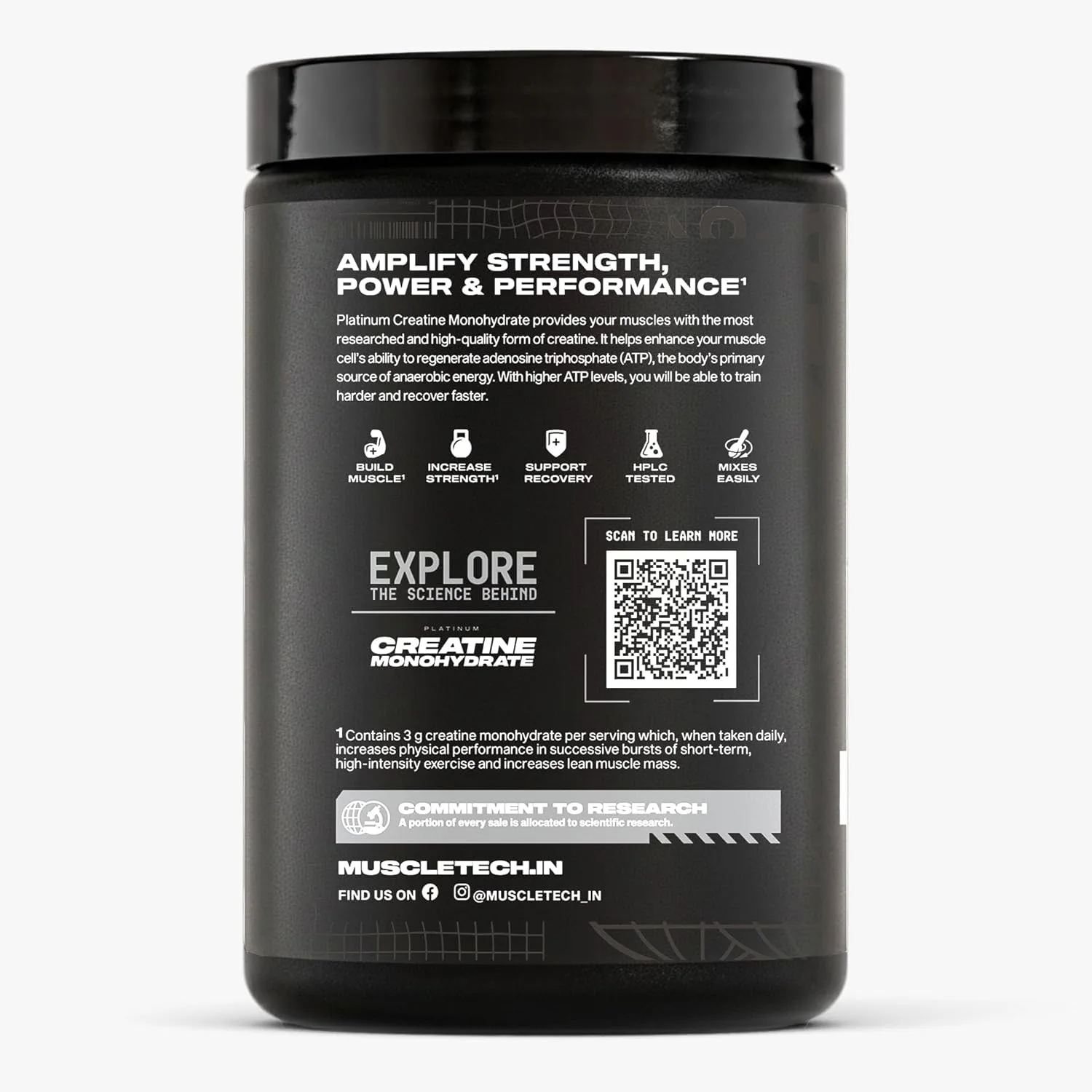 MuscleTech Platinum 100% Creatine 83 servings, Citrus Blast - Image 3